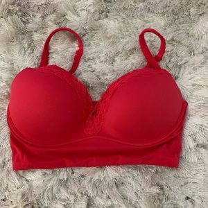 VS red bralette (34D)